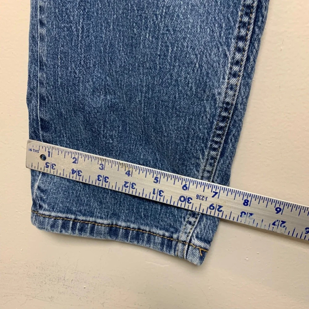 Levi's 505 Regular Fit Jeans Mens 34x30 Blue Excellent Straight Leg Stretch